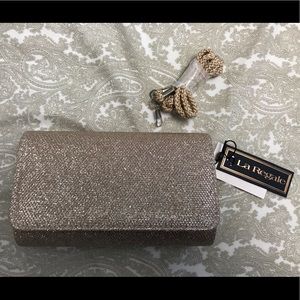 La Regale Sparkle Jacquard Clutch